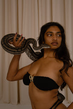Load image into Gallery viewer, Obsidian Dune Serpent Bandeau Top
